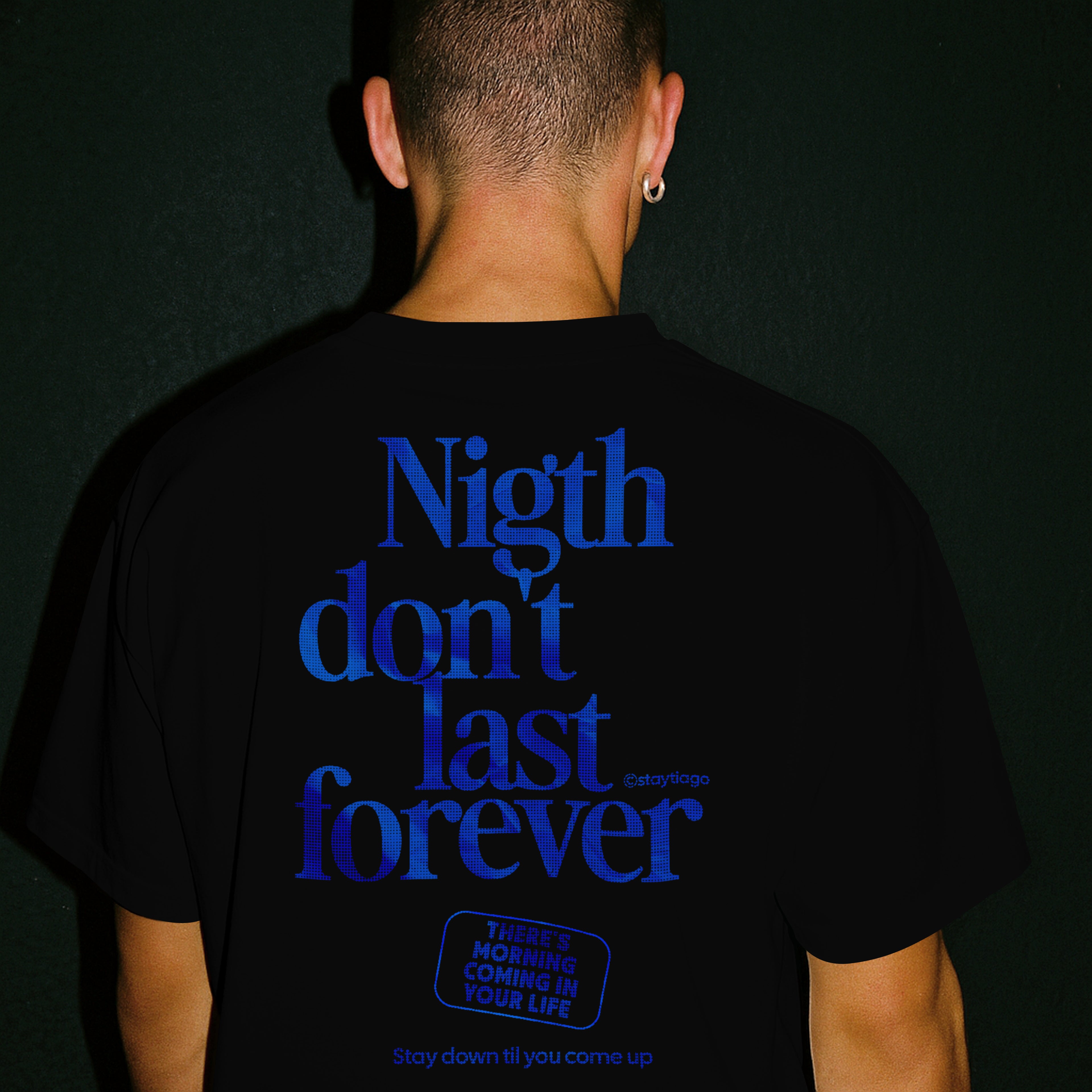 8AM MANNY Oversized Motivation Tee