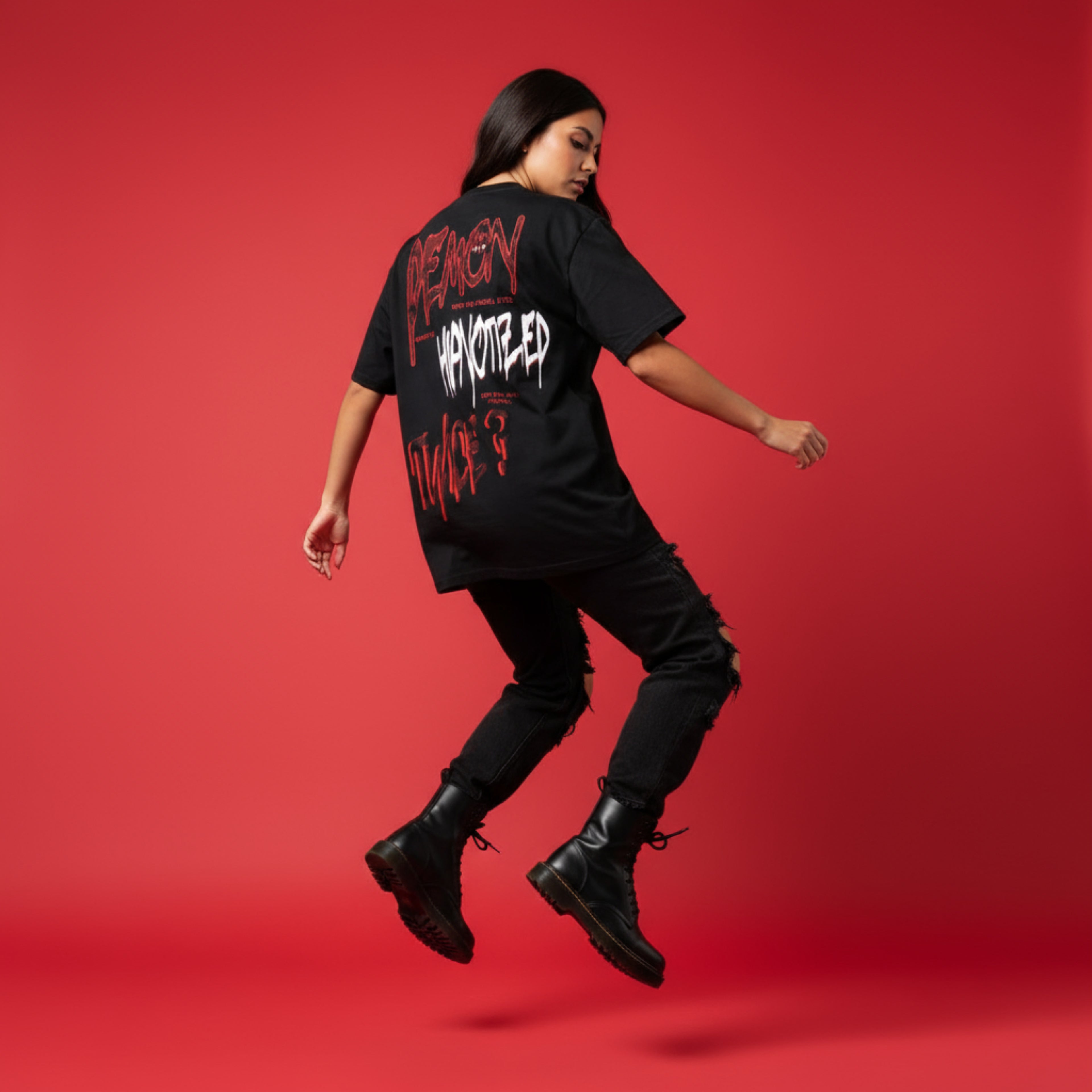 Dilemma Oversized Lyric Tee